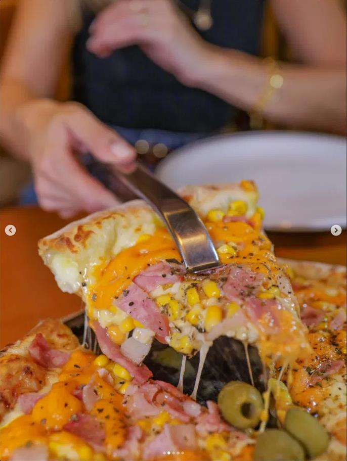 Fatia de pizza, opção à la carte